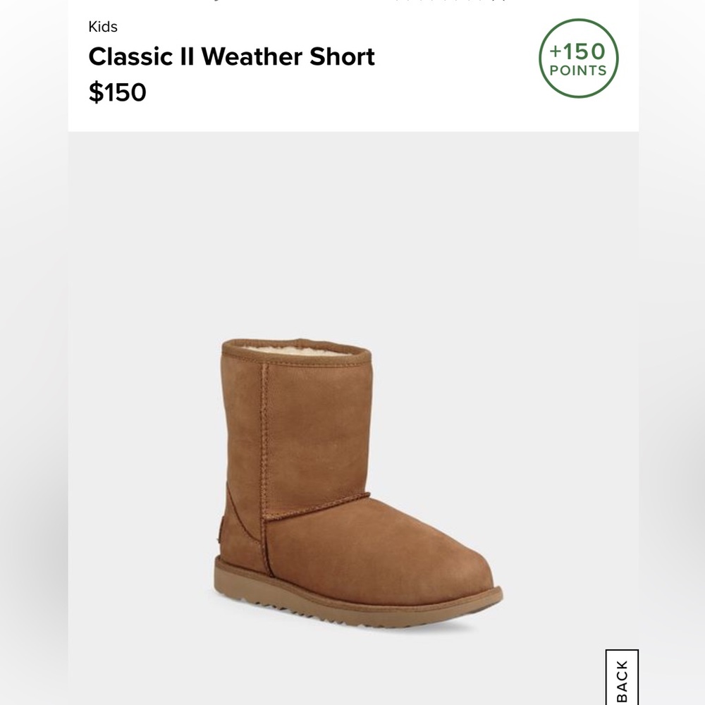 Kids short water proof Ugg boots
